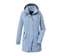 Parka "GS 94 WMN PRK", Damen, Gr. 38, blau, Obermaterial: 100% Polyester;Futter: 100% Polyester, G.I.G.A. DX BY KILLTEC, Jacken Parka, Funktionsparka mit verstellbarer Kapuze und Autolock-Reißverschlu