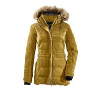 G.I.G.A. DX (GIGEQ) Damen Casual Funktionsjacke in Daunenoptik mit abzippbarer Kapuze Oiva, gebranntes gelb, 36, 34490-000