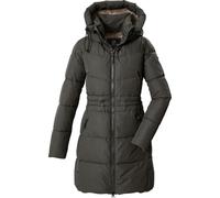 Steppmantel "GW 12 WMN QLTD PRK", Damen, Gr. 44, grau (moosgrün), Obermaterial: 100% Polyester.Futter: 100% Polyester.Futter 2: 100% Polyester.Füllung: 100% Polyester, G.I.G.A. DX BY KILLTEC, Mäntel S