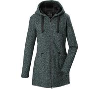 Parka "GW 87 WMN PRK", Damen, Gr. 42, grün, Oberseite: 100% Polyester.Rückseite: 100% Polyester, G.I.G.A. DX BY KILLTEC, Jacken Parka, Windabweisender Damen Parka mit verstellbarer Kapuze u Zipper-Tas