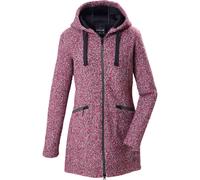 Parka "GW 87 WMN PRK", Damen, Gr. 40, himbeere, Oberseite: 100% Polyester.Rückseite: 100% Polyester, G.I.G.A. DX BY KILLTEC, Jacken Parka, Windabweisender Damen Parka mit verstellbarer Kapuze u Zipper
