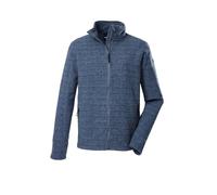 Fleecejacke "GW 42 MN FLC JCKT", Herren, Gr. 3XL, blau (stahlblau), Oberstoff: 100% Polyester, G.I.G.A. DX BY KILLTEC, sportlich, Jacken, G.I.G.A. DX Fleecejacke: Melange Optik, Zipper-Taschen, Kinnsc
