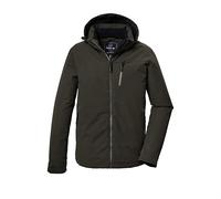G.I.G.A. DX Herren Funktionsjacke/Outdoorjacke mit abzippbarer Kapuze GW 64 MN JCKT, dunkel olivgrün, XXL, 42539-000