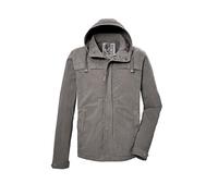 Funktionsjacke "GS 16 MN JCKT GOTS", Herren, Gr. XXL, grau (stein), Obermaterial: 98% Baumwolle, 2% Elasthan;Futter: 100% Baumwolle, G.I.G.A. DX BY KILLTEC, Jacken, Bio-Baumwolle, Peach Finish, verste