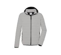 Steppjacke "GS 84 MN QLTD JCKT", Herren, Gr. M, grau (stein), Oberstoff: 100% Polyester, Futter: 100% Polyester (recycelt), Wattierung: 100% Polyester, G.I.G.A. DX BY KILLTEC, sportlich, Jacken, Herre