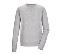 G.I.G.A. DX Herren Sweatshirt GS 63 MN SWT SHRT GOTS, hellgraumelange, L, 41839-000