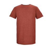 T-Shirt "GS 49 MN TSHRT", Herren, Gr. XXL, rot, Obermaterial: 58% Polyester, 42% Baumwolle, G.I.G.A. DX BY KILLTEC, Rundhals, Shirts T-Shirt, Melange-T-Shirt, ultrafeine Streifen, weich, strapazierfäh