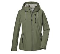 G.I.G.A. DX Damen Softshelljacke/Outdoorjacke mit Kapuze GS 74 WMN SFTSHLL JCKT, blasses oliv, 40, 43052-000