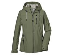 G.I.G.A. DX Damen Softshelljacke/Outdoorjacke mit Kapuze GS 74 WMN SFTSHLL JCKT, blasses oliv, 46, 43052-000