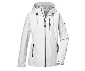 G.I.G.A. DX Softshellsjacke GS 74 mit Kapuze (wasserdicht und winddicht) weiss Damen, Größe 42