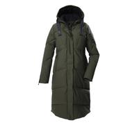 Steppmantel "GW 41 WMN QLTD CT", Damen, Gr. 40, grün (olivgrün), Oberstoff: 100% Polyester, Futter: 100% Polyester (recycelt), Füllung: 100% Polyester, G.I.G.A. DX BY KILLTEC, Mäntel, Wasserabweisende