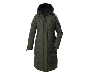 G.I.G.A. DX Winter-Steppmantel GW 41 in Daunenoptik (sehr warm, wasserabweisend, winddicht) olivgrün Damen, Größe 42