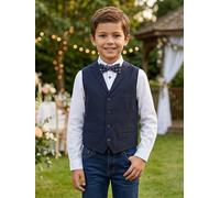 G.O.L.® FINEST COLLECTION Weste -Slim fit - in Dunkelblau - Größe 176 | Kinderjacken