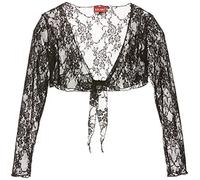 G.O.L. Mädchen Regular Fit Jacken Spitzen - Bolero 1122600, Einfarbig, Gr. 176 (Herstellergröße:176), Schwarz (Black 2)