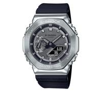 G-Shock Casio by Men's GM2100-1A Silver Analog-Digital Watch Silver