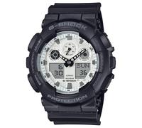 G-Shock Casio GA100WD-1A GA-100-Serie Analog-Digital-Armbanduhr mit hohem Kontrast in Schwarz und Brillantweiß, Modern