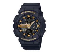 CASIO Herren Uhr schwarz / gold, Größe One Size, 6612272 Schwarz / Gold One Size