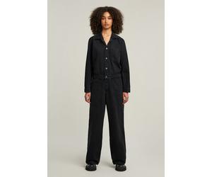 G-Star 1 Pocket Overall L/s Worn In Black Onyx Größe: S | Jumpsuits Outlet | Damen | Schwarz
