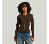 G-STAR 2-Way Slim Rib T-Shirt Braun XXS java D28727-D107-H869-XXS