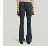 G-STAR 3301 Flare Jeans Andere 30-34 rinsed ink blue coated D21290-D842-H432-3034