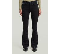G-Star 3301 Flare Jeans Black Größe: W30L34 | Ausgestellte Hosen Outlet | Damen | Schwarz
