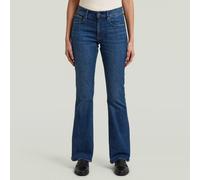 G-STAR 3301 Flare Jeans Dunkelblau 27-28 worn in ocean reef D21290-D829-D348-2728