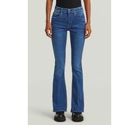 G-Star 3301 Flare Medium Blue Größe: W30L34 | Ausgestellte Hosen Outlet | Damen | Blau