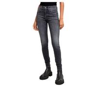Skinny-fit-Jeans G-STAR "3301", Damen, Gr. 33, Länge 30, schwarz (faded schwarz magnet), Denim/Jeans, Obermaterial: 91% Baumwolle, 7% Elastomultiester, 2% Elasthan, skinny fit normal, Jeans, mit Stret