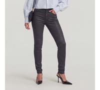 5-Pocket-Jeans G-STAR "3301 Skinny Jeans", Damen, Gr. 25, Länge 28, magma cobler, Obermaterial: 8% Elastomultiester, 1% Elasthan, Jeans 5-Pocket-Jeans (52080825-25) magma cobler