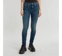 G-STAR 3301 Skinny Jeans Mittelblau 25-30 worn in meadows D05175-D763-G725-2530