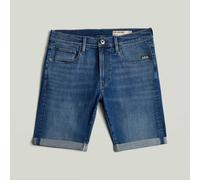 G-Star Jeans 3301 Slim Kurz Mittelblau Größe 26