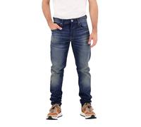 Regular-fit-Jeans G-STAR "3301 Slim Jeans", Herren, Gr. 40, Länge 36, worker blau faded, Obermaterial: 89% Baumwolle, 10% Polyester, 1% Elasthan, Jeans (34651558-40) worker blau faded