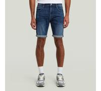 G-star 3301 Slim Fit Kurze Jeans 28 Worn In Blue Galena