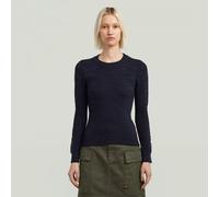 G-STAR 3D Biker Knit Slim Pullover Mehrfarbig XS dk black/osaka blue D27170-C259-H705-XS