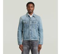 Jeansjacke G-STAR "A-Line Slim Denim Jacke", Damen, Gr. M, sun faded pacific blau, Obermaterial: 30% Baumwolle, 20% Baumwolle, Jacken Jeansjacke (13913705-M) sun faded pacific blau