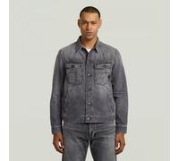 Jeansjacke G-STAR "A-Line Slim Jacke", Herren, Gr. M, faded scoria grau, Obermaterial: 100% Baumwolle, Jacken Jeansjacke (58574548-M) faded scoria grau