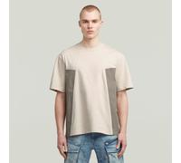 G-STAR A-Line Woven Mix Boxy T-Shirt Weiß M whitebait D26830-D709-1603-M