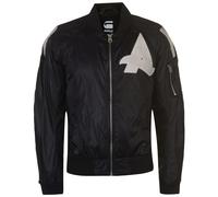 G Star Afrojack Bomberjacke Herren gefüttert Mantel Top Lightweight Zip gezippt XS