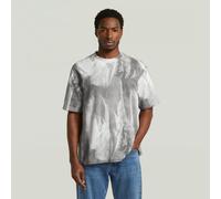 G-STAR Allover Loose T-Shirt Mehrfarbig M grey denim flame aop D29517-E402-J200-M
