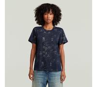 G-STAR Allover Print T-Shirt Mehrfarbig XL salute wave spray D29101-E151-J187-XL