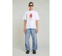 G-Star Archive Print Boxy R T White Inflatable Unit Größe: L | Bedruckte T-Shirts Outlet | Herren | Weiß