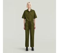 Jumpsuit G-STAR "Army Jumpsuit", Damen, Gr. M, Normalgrößen, schwarz olive gd, Obermaterial: 70% Baumwolle, 30% Baumwolle, Overalls Jumpsuit (55696364-M) schwarz olive gd