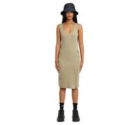 G-STAR Asymmetric Zip Kleid Beige XL light toggee D26593-D275-C626-XL