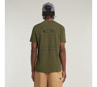 G-STAR Back Graphic Arch T-Shirt Grün M shadow olive D26047-C336-B230-M