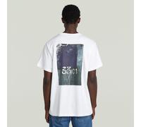 G-STAR Back Photo Print Loose T-Shirt Andere XL white denim D26839-C784-H750-XL