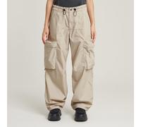 Cargohose G-STAR "Balloon Cargo High Waist Hose", Damen, Gr. 28, Länge 32, dk brick, Obermaterial: 100% Baumwolle, Hosen Cargohose (90870834-28) dk brick