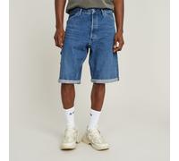 Shorts G-STAR "Bam Logger Shorts", Herren, Gr. 33, Normalgrößen, faded watercourse, Obermaterial: 25% Baumwolle, Hosen Shorts (59629240-33) faded watercourse