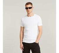 T-Shirt G-STAR, Damen, Gr. XL (56/58), weiß, Single Jersey, Obermaterial: 100% Baumwolle, unifarben, Basic, körpernah, Rundhals, Shirts T-Shirt (229462-XL)