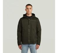 G-Star RAW Regular Fit Regenjacke mit Reißverschluss Modell 'Batt' in Anthrazit, Größe M