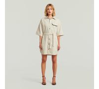 G-STAR Belted Army Hemdkleid Beige M Whitebait Garment Dyed D28401-E078-B601-M
